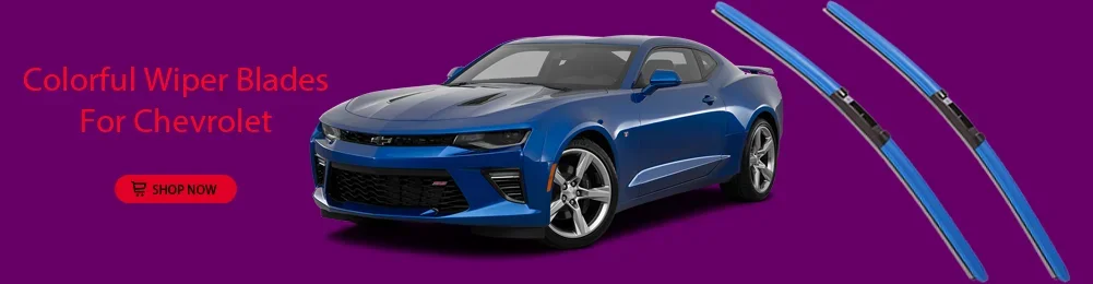LNJING Farbige Scheibenwischerblätter für Chevrolet Silverado 1500 2500 3500 2014-2019 – Detail 2