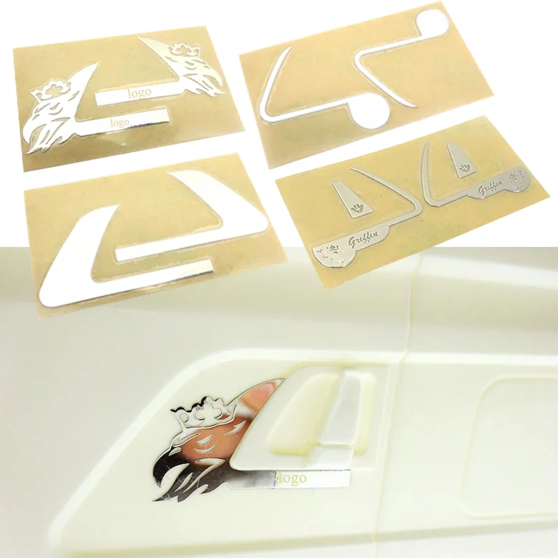 Simulation Door Handle Decorate Metal Stickers for 1/14 Tamiya RC Truck Scania R620 Diy Parts