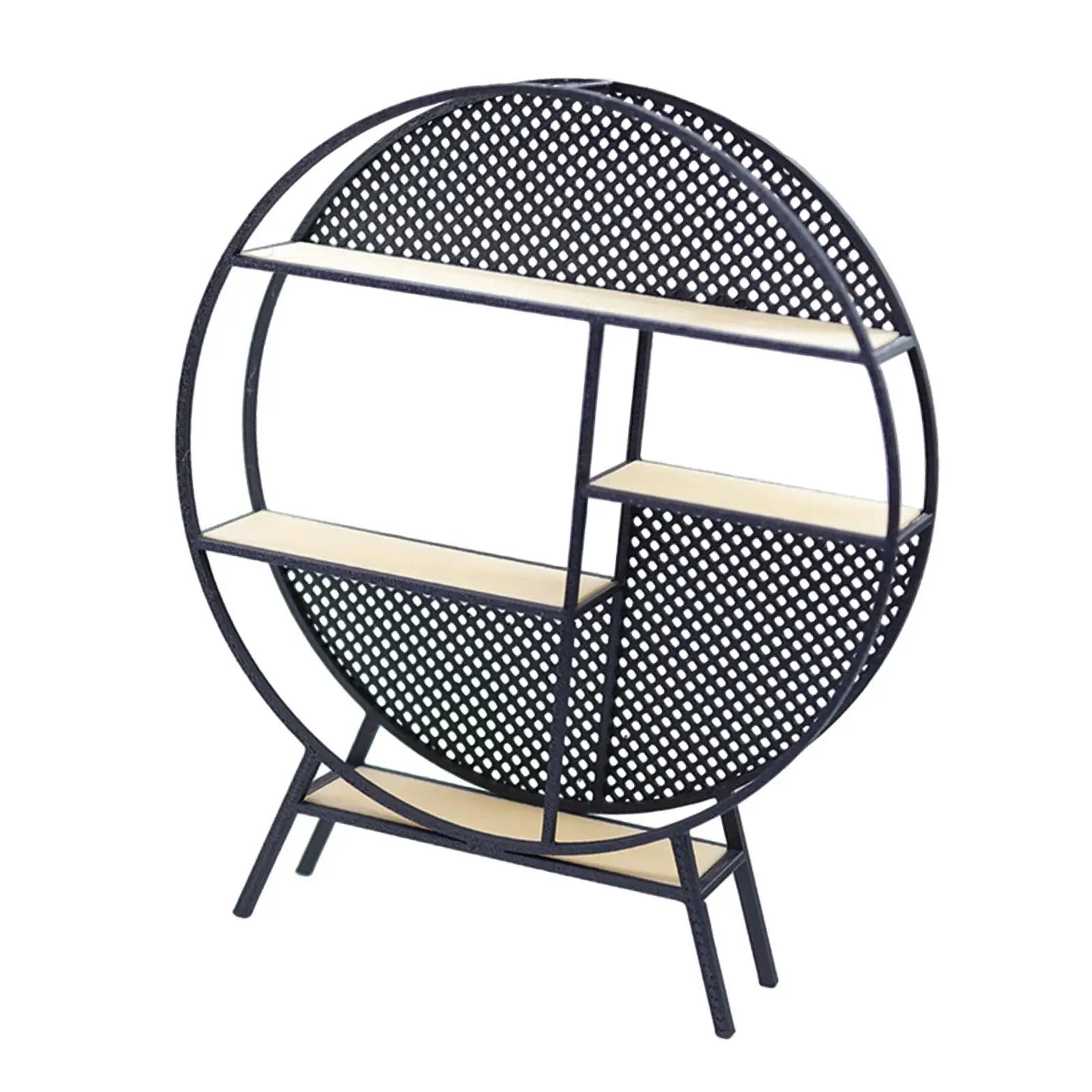 1:12 schaal poppenhuis opbergrek, multifunctioneel poppenhuismeubilair, mini-huisaccessoires voor lay-out Fairy Garden DIY-project