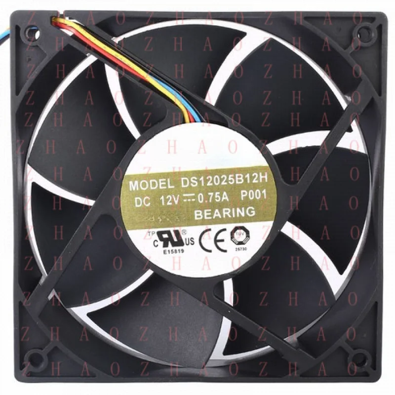 

Вентилятор L+ для AVC 120x25 мм, высокопроизводительный, PWM, 104 CFM, 4-контактный, DS12025B12H, 0.75A, 12V