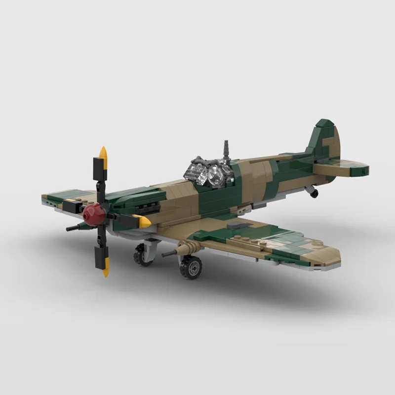 

WW2 Military Weapons US Aviation Fighter P-40 Warhawk Aircraft Air Fores MOC Building Blocks Educational Bricks Airplane Gifts