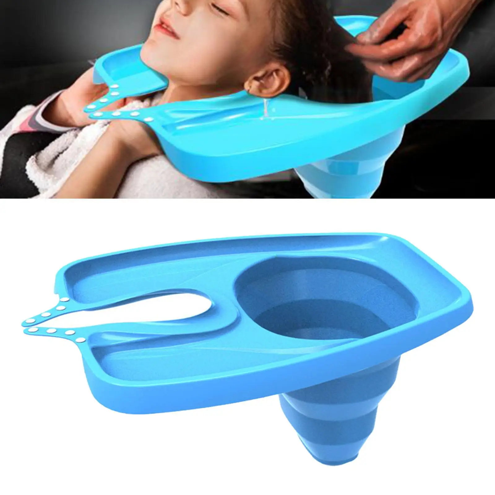 Hair Washing Basin Tray Lightweight Mobile Tray for Hair Salon Pregnant Kids