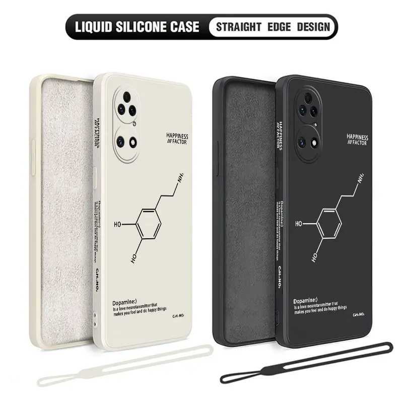 

Dopamine Structure Phone Case For Huawei P50 P40 P30 P20 Nova 10 10SE 9 9SE Mate 40 30 20 Pro Lite P Smart 2021 Y7A Cover