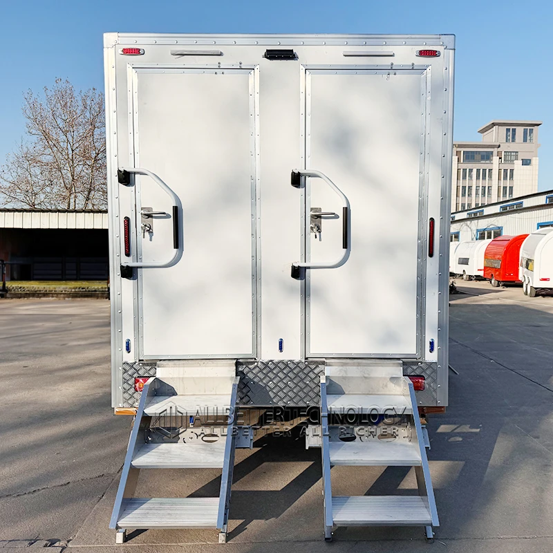 WC móvil Original de alta calidad, baño de ducha portátil para alquiler de Camping, inodoros portátiles