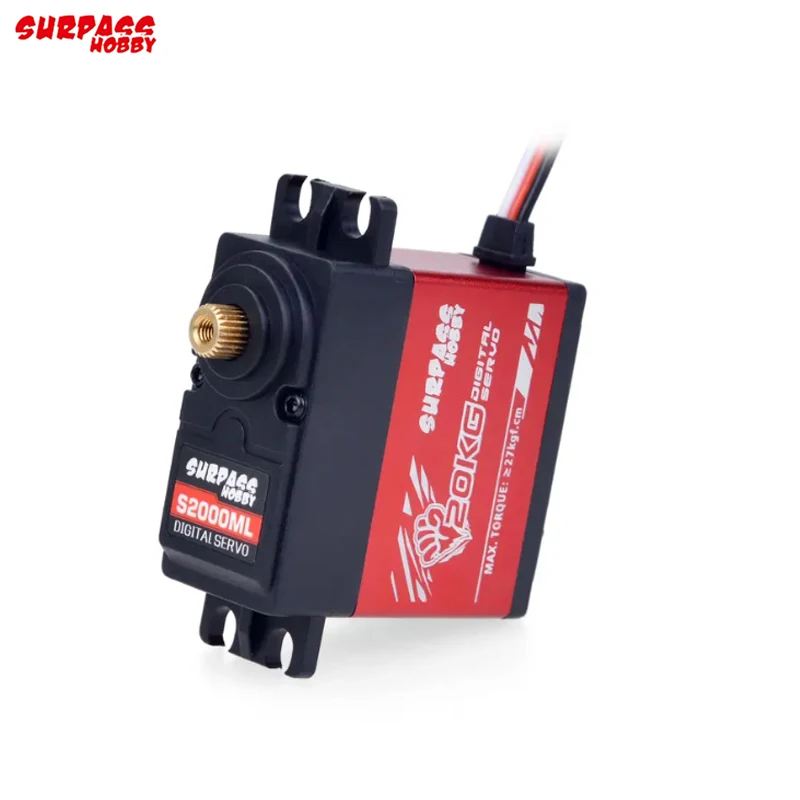 SURPASS Hobby S2000ML 20KG Servo de engranaje de Metal Digital Servo de coche RC para coche de alta velocidad avión barco RC Robot inteligente modelo RC