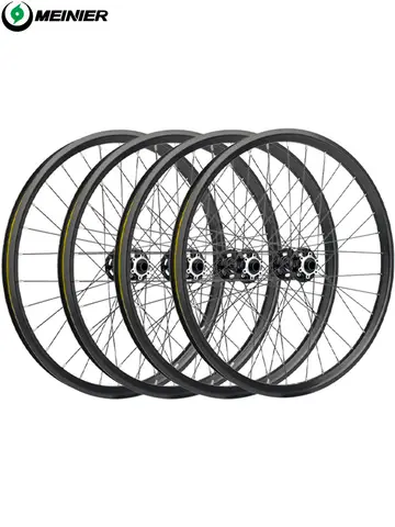 24 Inch MTB Bicycle Wheel AM 32mm Wide Rim Hub 142 Thru Axle 148mm 6 Pawls Disc Brake Bike Wheelset