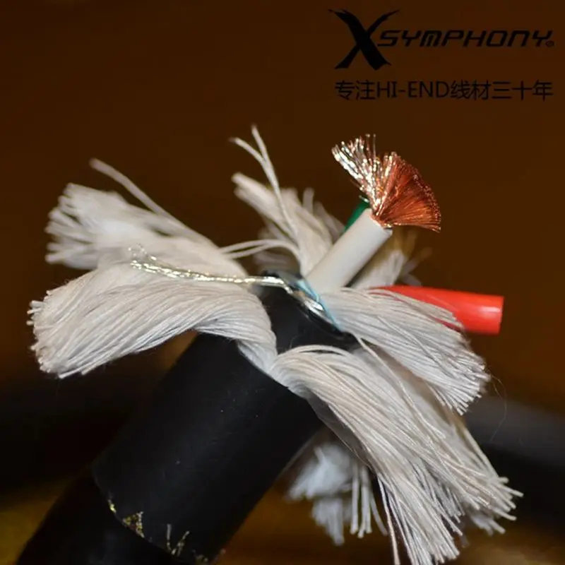 French XSYMPHONY Symphony P-20 Chameleon Single Crystal Copper + Alloy Tuning Fever Power Cord