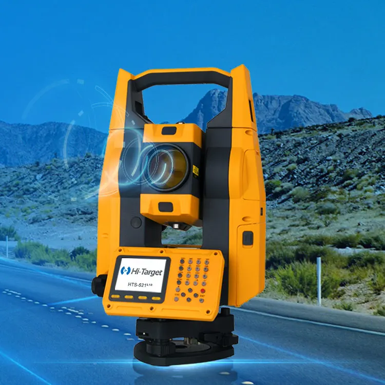 HTS 521L 30X 5000m Survey Instrument Total Station High Precision Low Price  Prism Free Distance Measurement Equipment