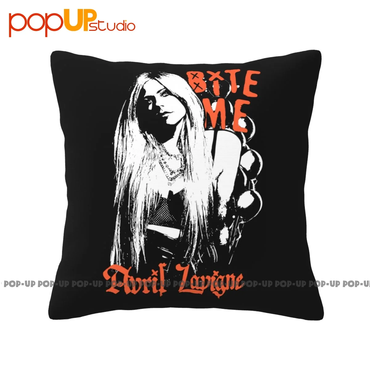 Soft Avril Lavigne Bite Pillowcase Throw Pillow Cover Healthy Super Soft High-Density