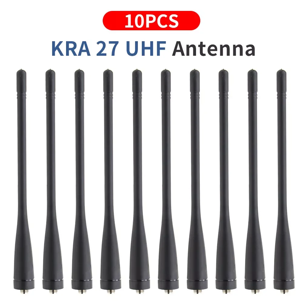 

10 шт. KRA-27 400-470 МГц UHF штыревая антенна для KENWOOD NX340 TK360 TK370 TK3160 TK3360 TK3170 TK3180 TK3207G NX320 NX300 радио