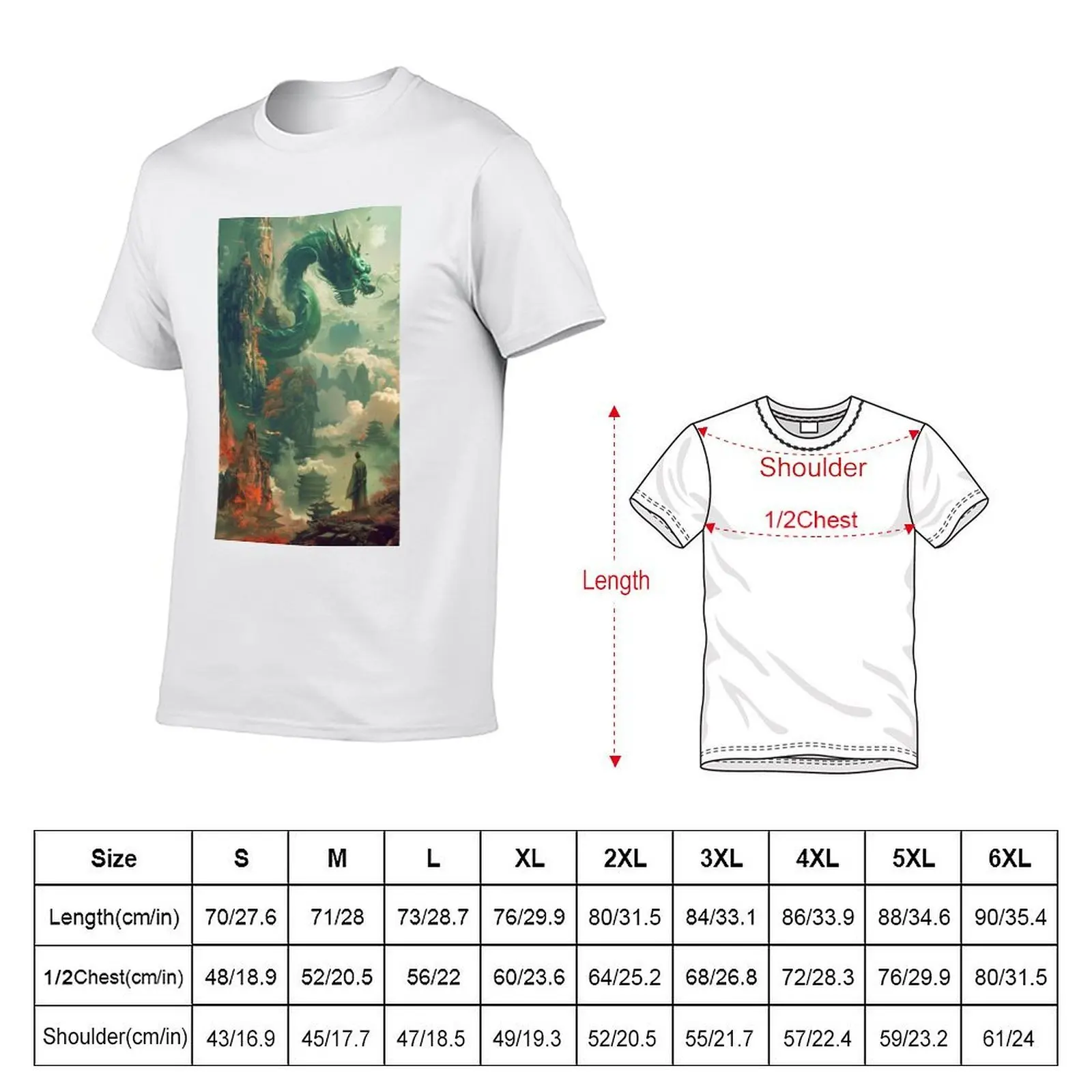 Mountain Dragon Chen T-Shirt t shirts for man graphic funny graphic t shirts for man T-Shirt