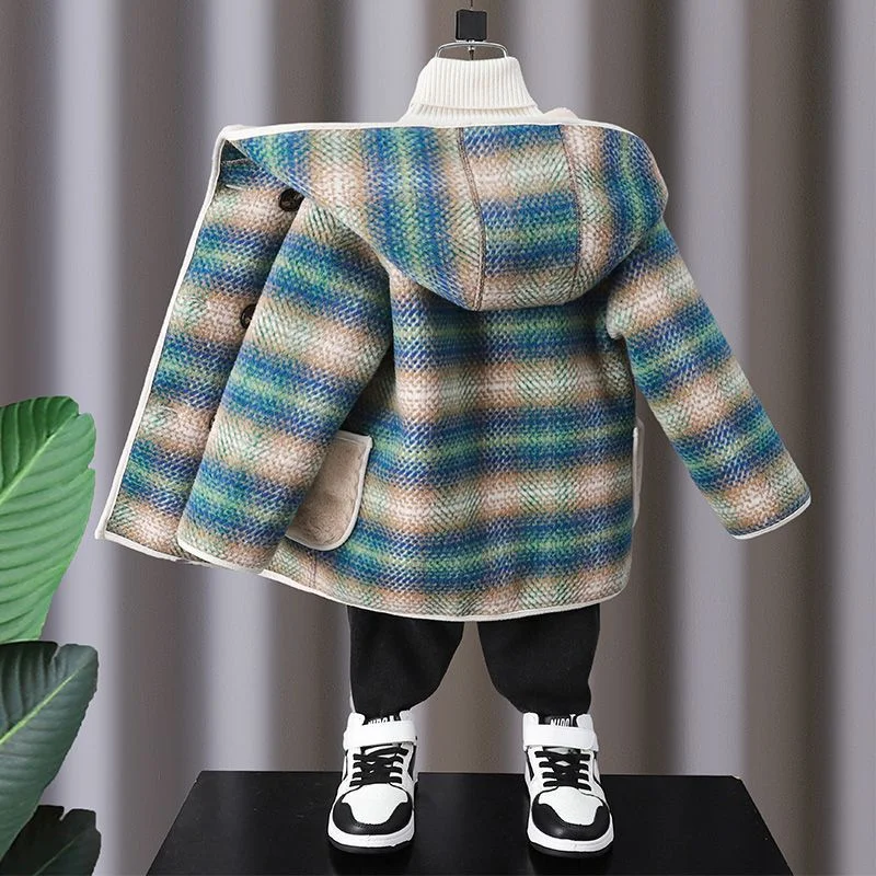 Casaco de lã masculino, Casaco infantil, Roupa Windbreak, Legal, Quente, Mais, Engrossar, Outono, Inverno, Algodão, Presente de Natal, 2022