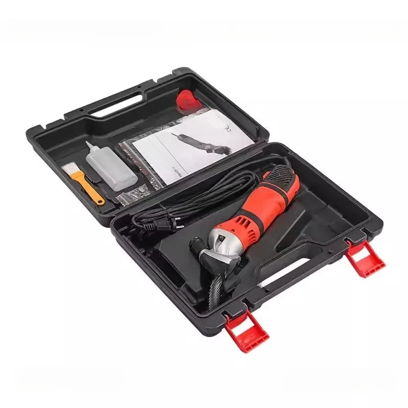 مناسبة لـ 850 واط 6 التروس سرعة الكهربائية الأغنام الماعز آلة قص 220 فولت الانتهازي أداة الصوف مقص آلة قطع مع صندوق