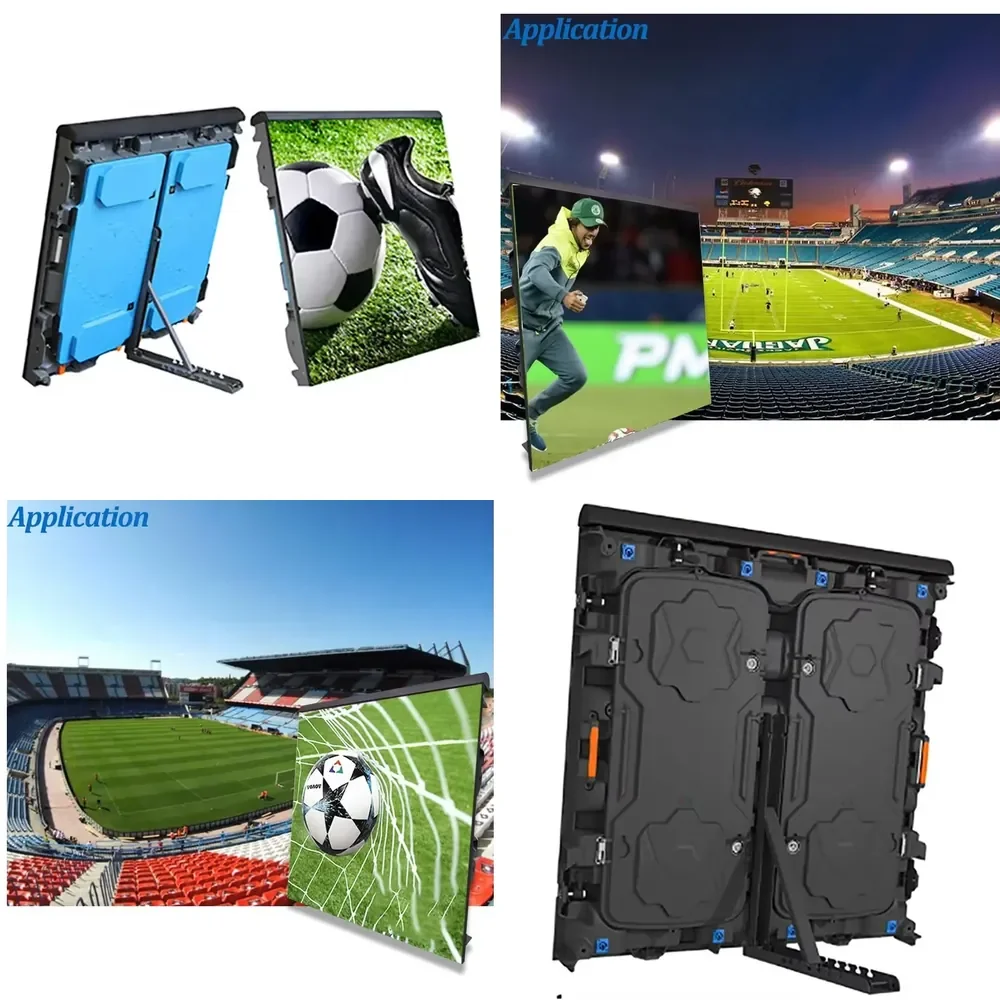 

960*960mm P10 Football Soccer Sports Perimeter Outdoor Shopping Mall Signage Banner Boards Display Screen Panel Led