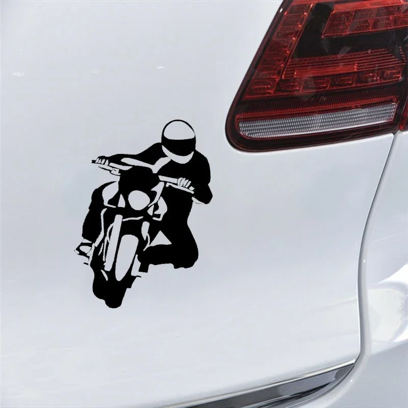 Motorcycle Rider Sports Competition Style Window Bumper Motorcycle Accessories Decoration Vinyl Car Pattern Stickers