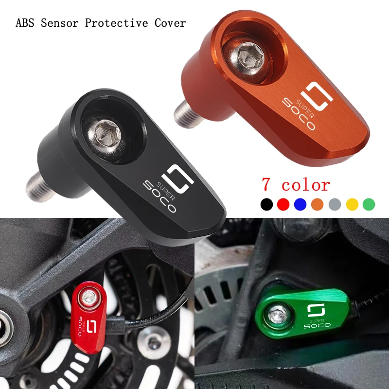Motorcycle Front Wheel ABS Sensor Protection Guard Cover For SUPER SOCO CPx CUx CU TC 50/MAX/WANDERER TS TSX 1500 2019-2026