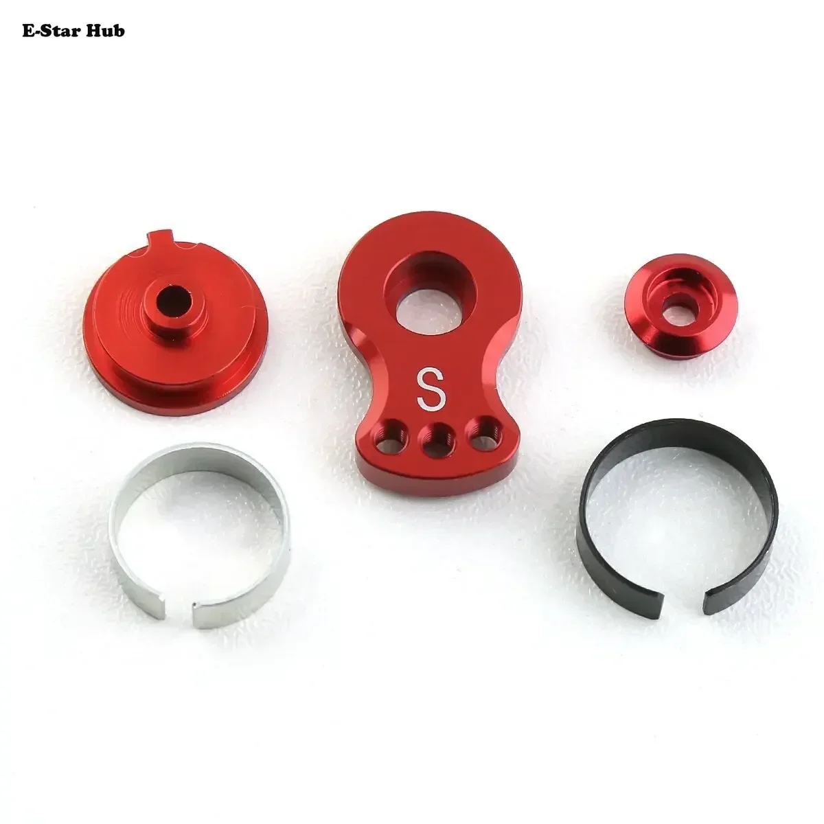 E-Star Hub E-Star HubAdjustable Section Strength Servo Protection 25T Teeth Tooth Half Servo Arm Horn for 1/8 1/10 Remote Contro