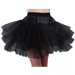 White Children kids Petticoat A-Line 3 levels One Layer Flower Girls Crinoline Lace Trim Flower Girl Dress Underskirt