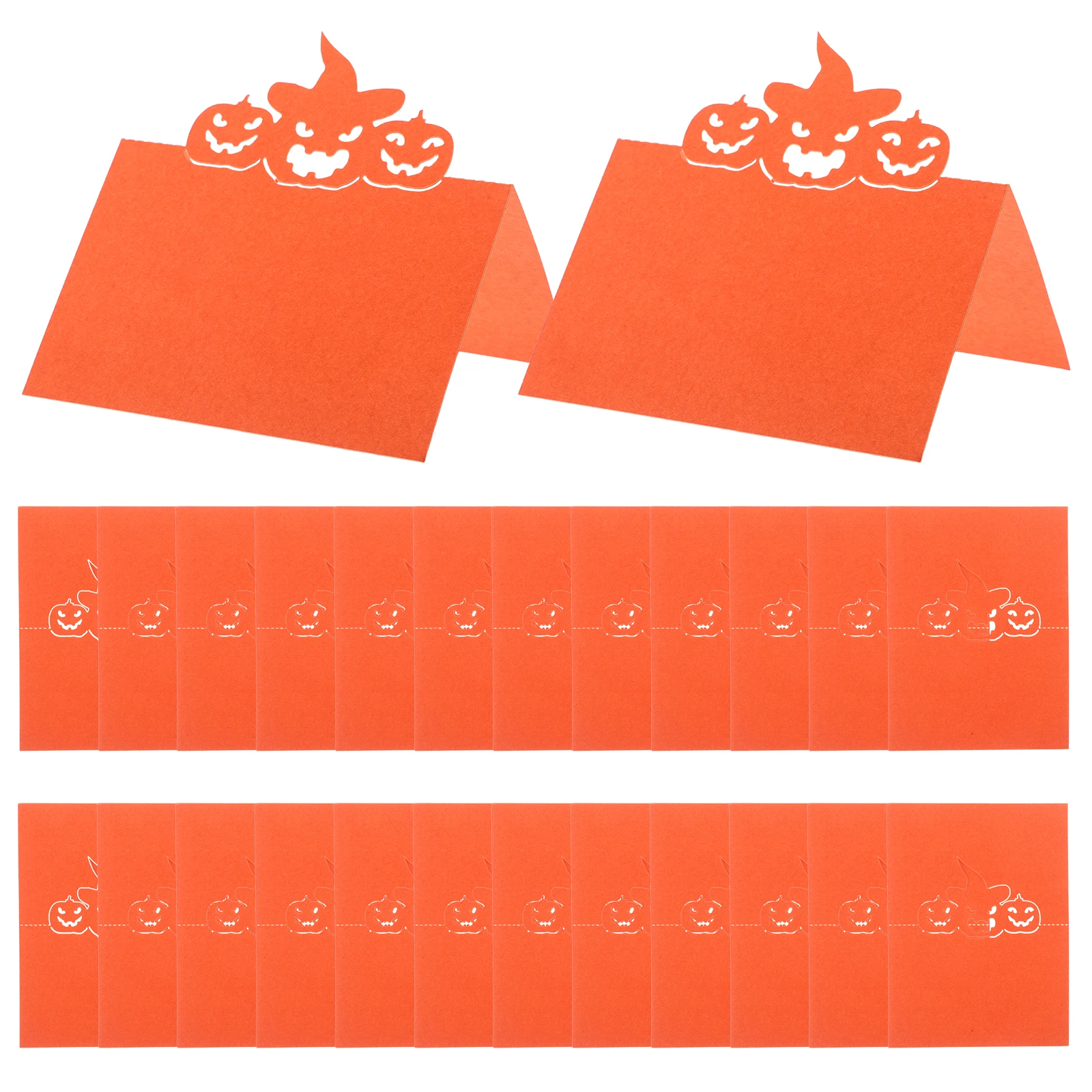 

Halloween Seat Card Dining Table Festive Place Cards Autumn Decorations Banquet