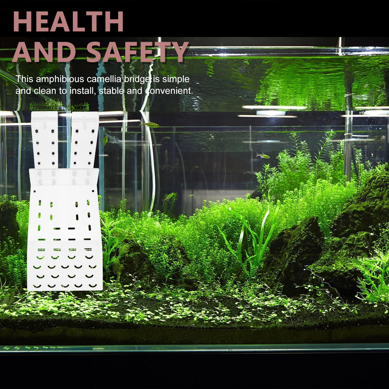 Turtle Basking Platform Transparent Acrylic Reptile Dock For Aquarium Tortoise Resting Terrace Floating Drying Platform