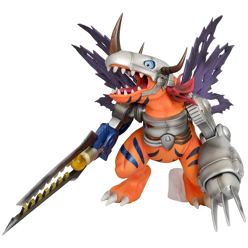 26CM Anime Digimon Adventure Metal Greymon figurka zabawka model prezent