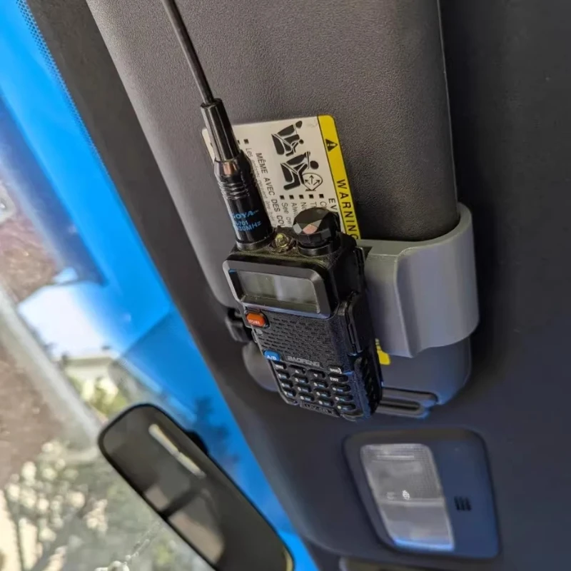 

Крючок для солнцезащитного козырька Baofeng Intercom, идеально подходит для Toyota, аксессуар для крепления на солнцезащитный козырек.