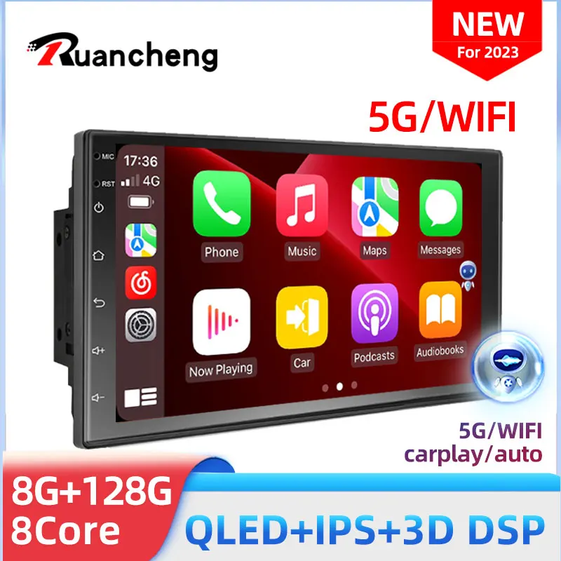 

Ruancheng 2 Din Car Radio Multimedia Video Player Universal 7" Auto Carplay Stereo GPS For Volkswagen Nissan Hyundai Kia Toyota