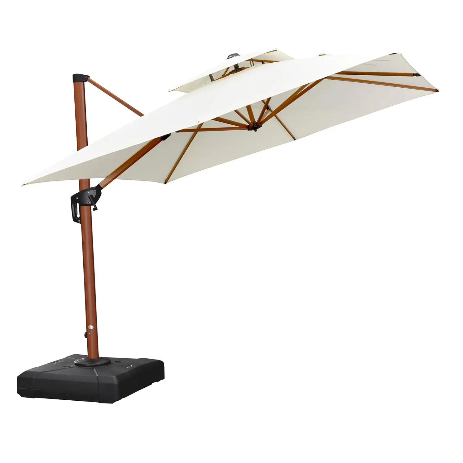 

9ft Patio Umbrella Outdoor Square Umbrellas Large Cantilever Umbrella Windproof Offset Umbrellas Heavy Duty Sun, Customized