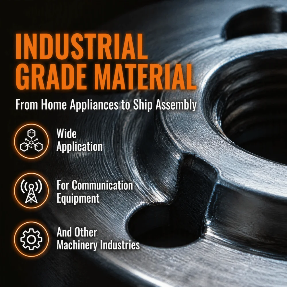 2 Pair Premium Steel Angle Grinder Flange Plated Surface Threadless Design Grinder Flange Set Threaded Design Metal Lock Nut