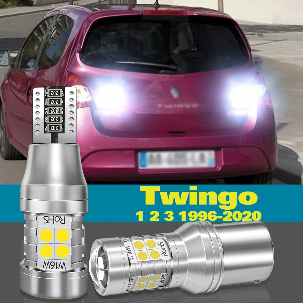 

Reverse Light For Renault Twingo 1 2 3 Accessories 1996-2020 2013 2014 2015 2016 2017 2018 2019 2pcs LED Backup Back up Lamp