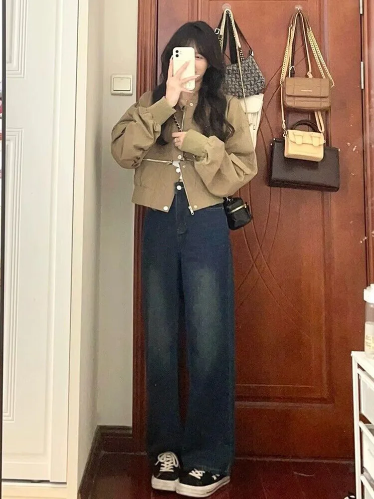 

Демисезонные куртки для женщин, осенняя одежда, женская розовая, фиолетовая, на молнии спереди, стеганая, с подкладкой, теплая, короткая, повседневная, модная