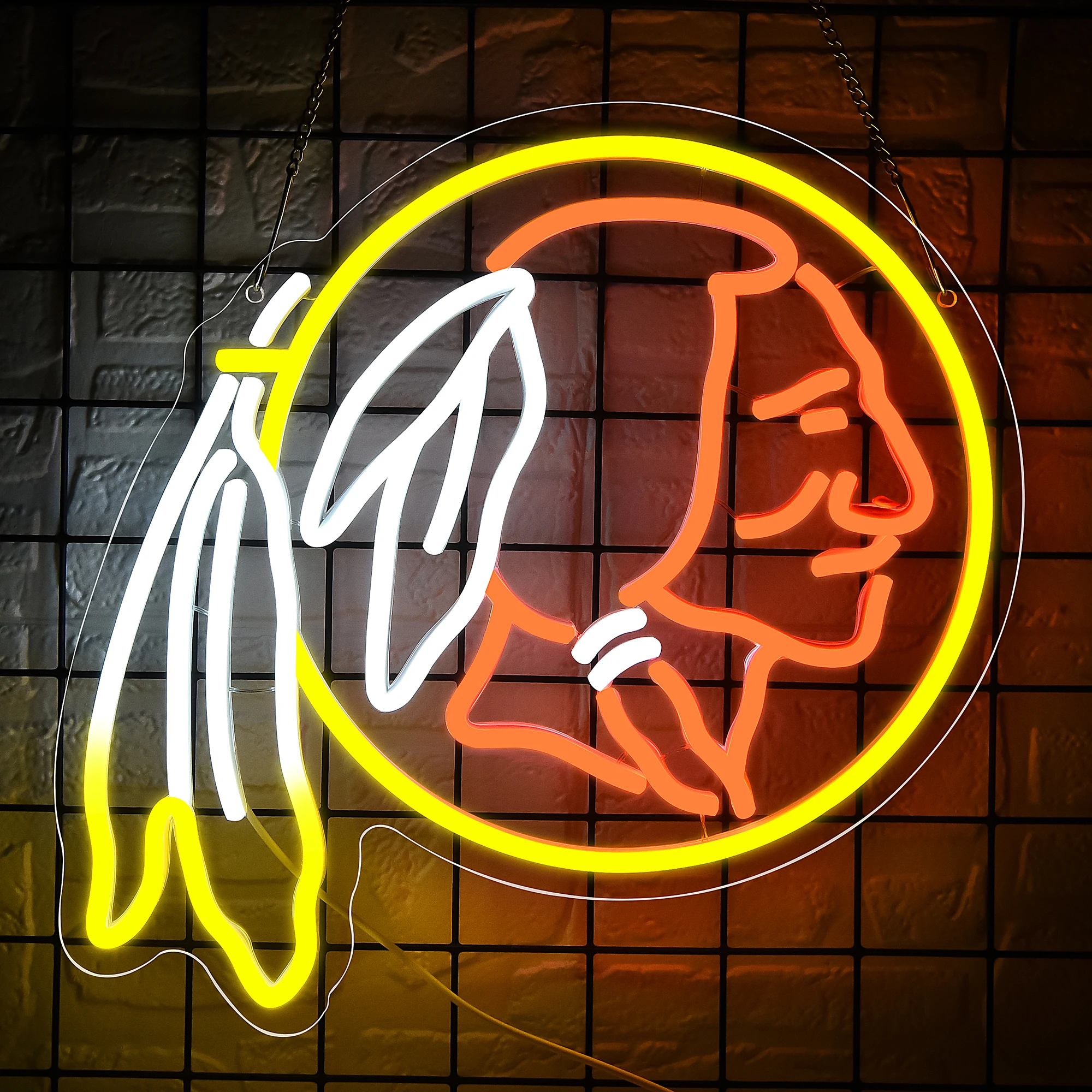 

Football Neon Sign for Wall Decor Sport Team Neon Light Birthday Gifts for Baseball Fans College Student USB Powered