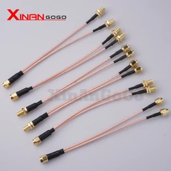 SMA Female to Y Type 2 X SMA Male Connector Splitter Combiner Cable Pigtail  1 to 2 SMA Cable RG 316 15CM