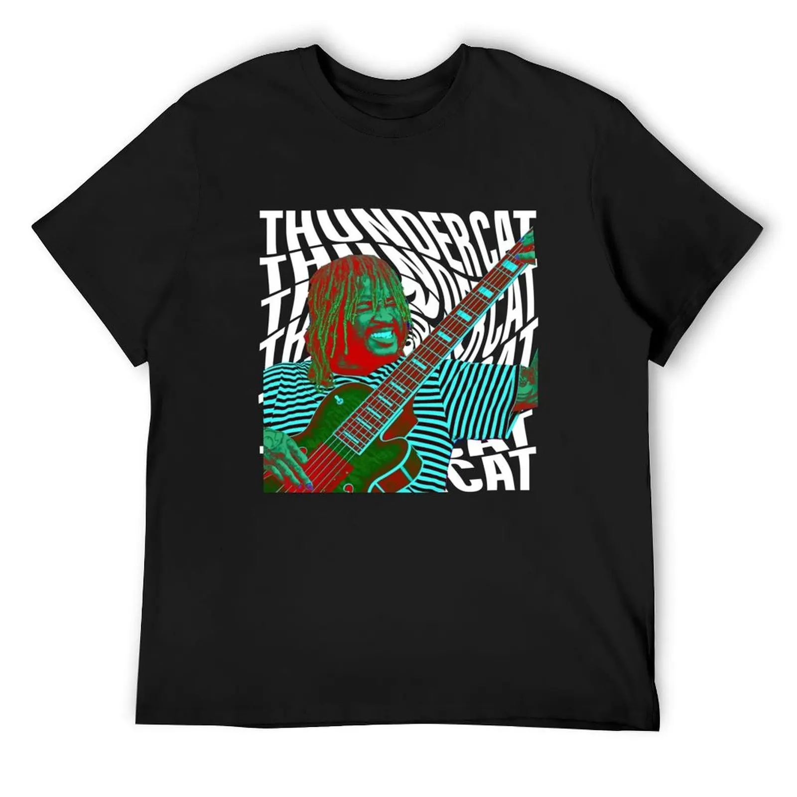 amercian bass guitar, Thundercat T-Shirt plain animal prinfor boys rapper graphic tees designer t shirt men