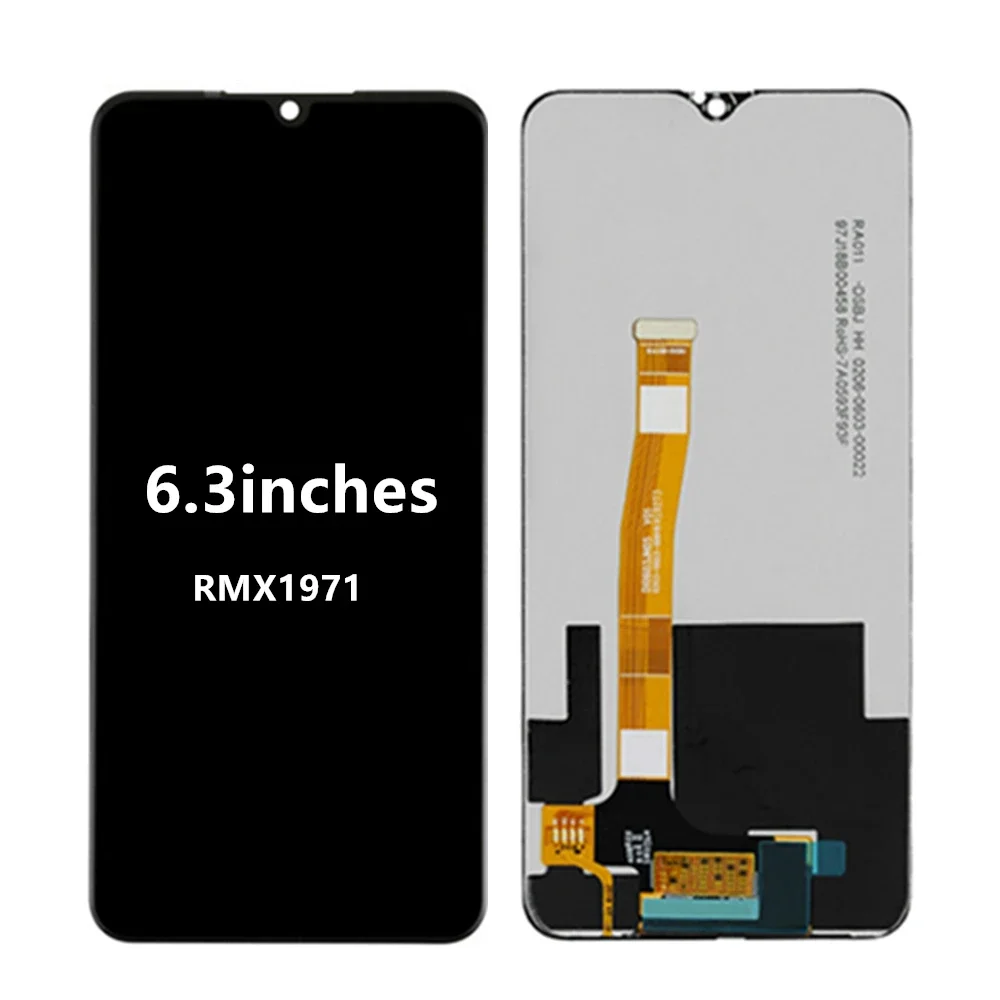 6.3inches  For OPPO Realme 5 Pro  LCD RMX1971 Display Touch Panel Screen Sensor Assembly For Realme5 Pro Display Screen