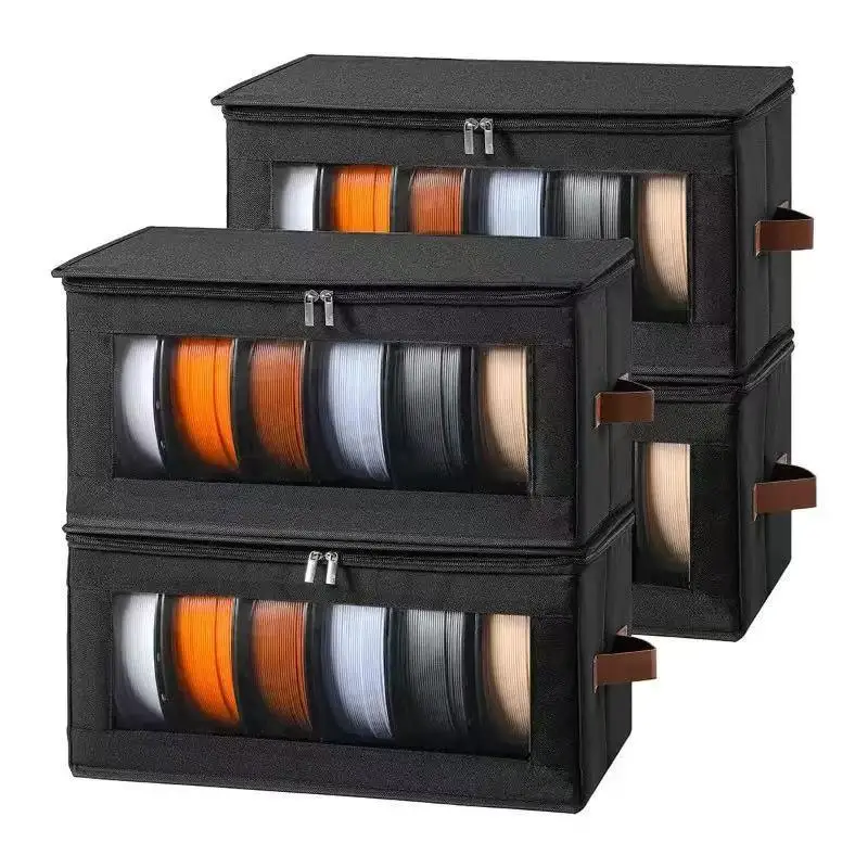 Filament Storage Box - 3D Printer Filament Storage Containers 3D Printing Accessories Holder Rack For Home, Office Workshop