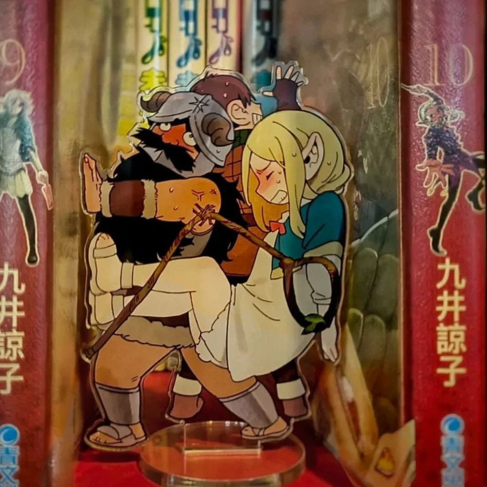 

Delicious in Dungeon Acrylic Stand Figure Senshi Marcille Anime Peripherals Cute Cartoon Delicate Acrylic Desktop Ornament