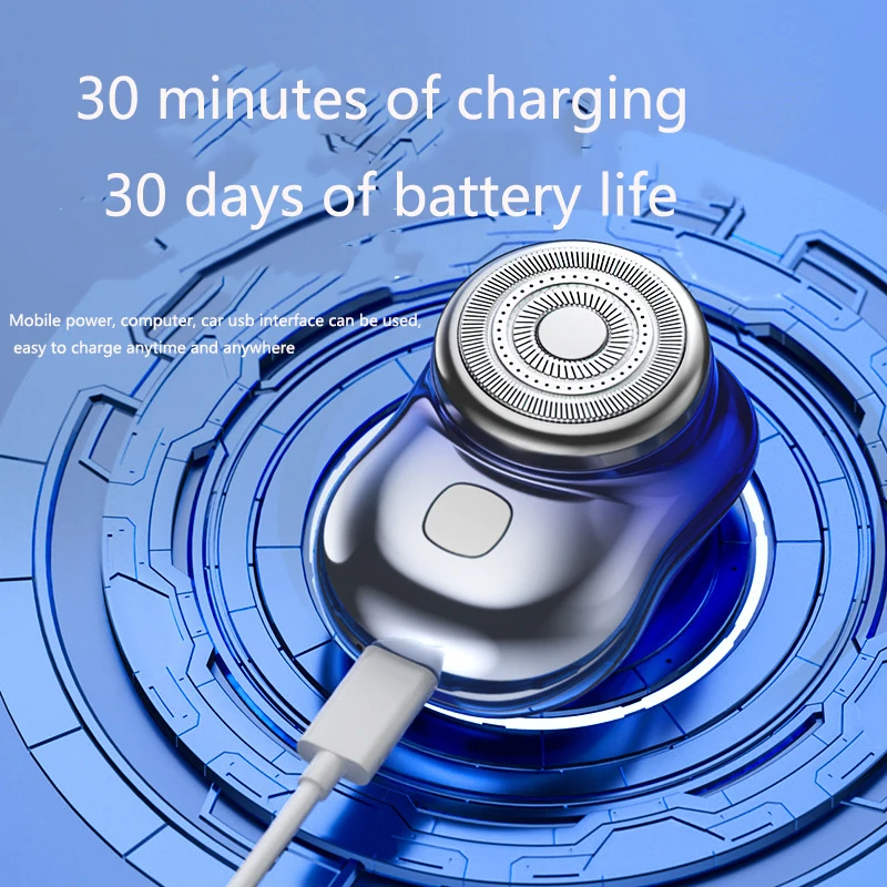 STLF P10S Mini Männer Rasierer Tasche Reise Auto Abnehmbare Waschbare Elektrische Bart Rasierer Rasieren Maschine