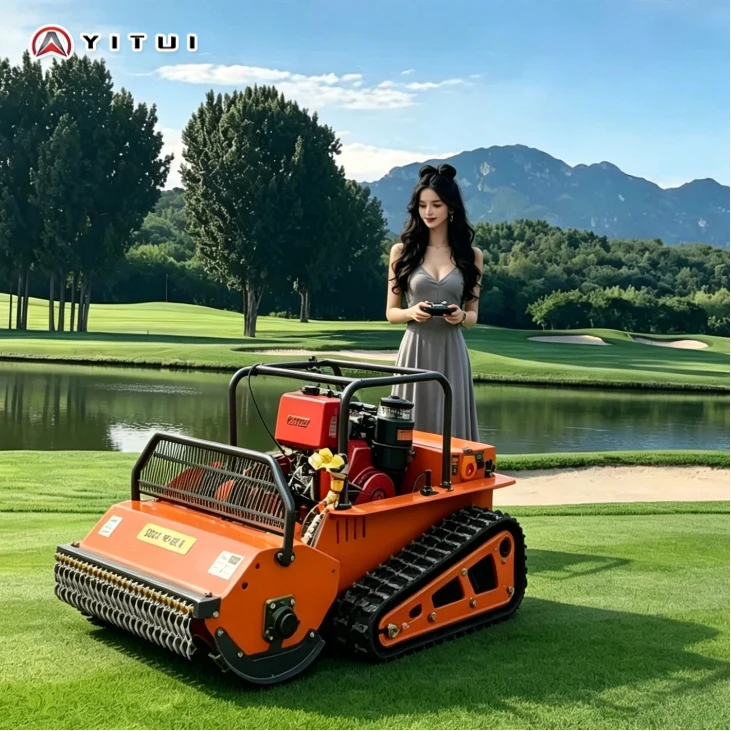 

Hot Sale Lawn Mowers Remote Control Fast Charging Flexible Speed Adjustment Anti-Slip Durable For Home Villa Yard Customized