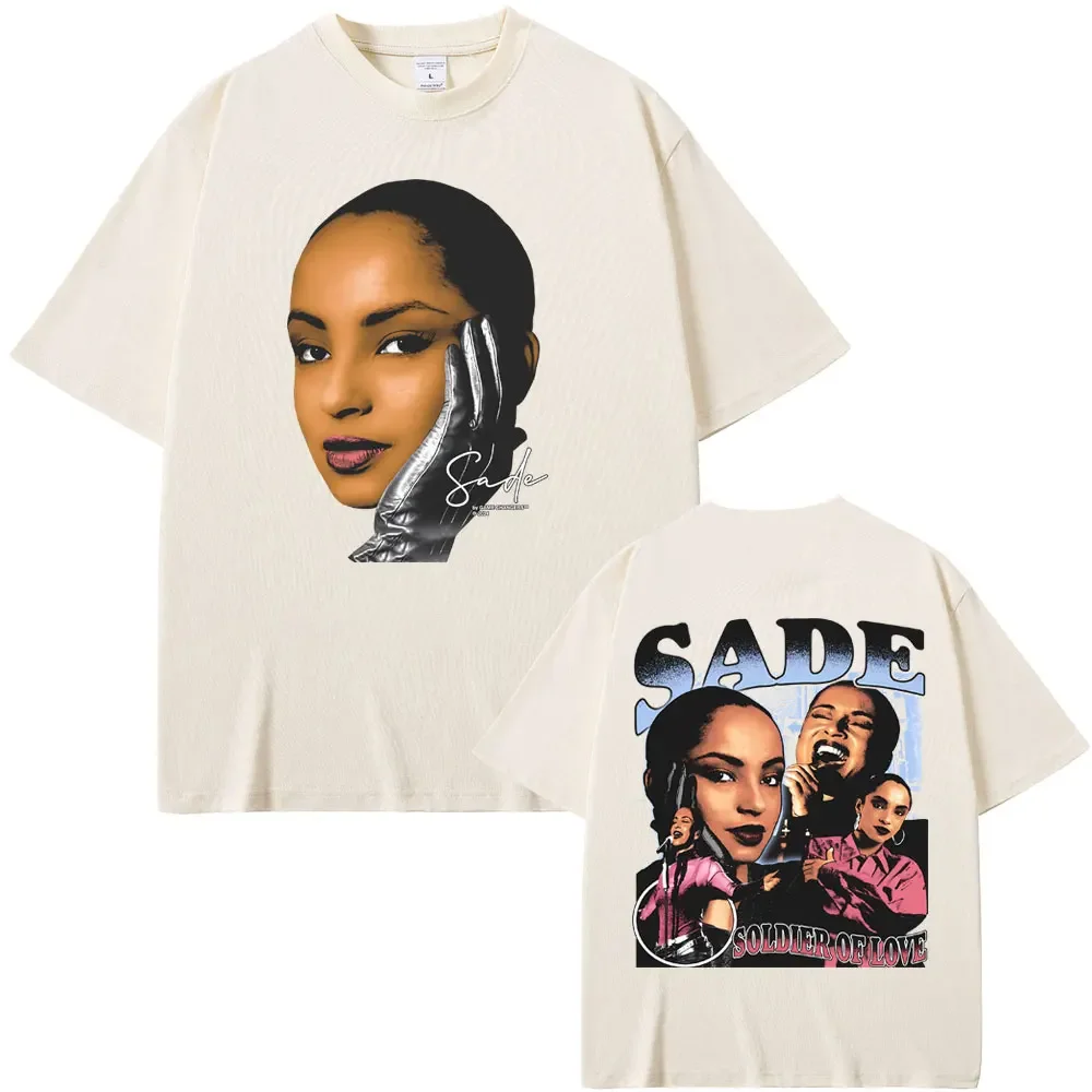الرجال والنساء جندي الحب الحفل طباعة الرسم تي شيرت ، ذكر الهيب هوب خمر الزى ، عارضة المتضخم القمصان ، المغني ساد #6