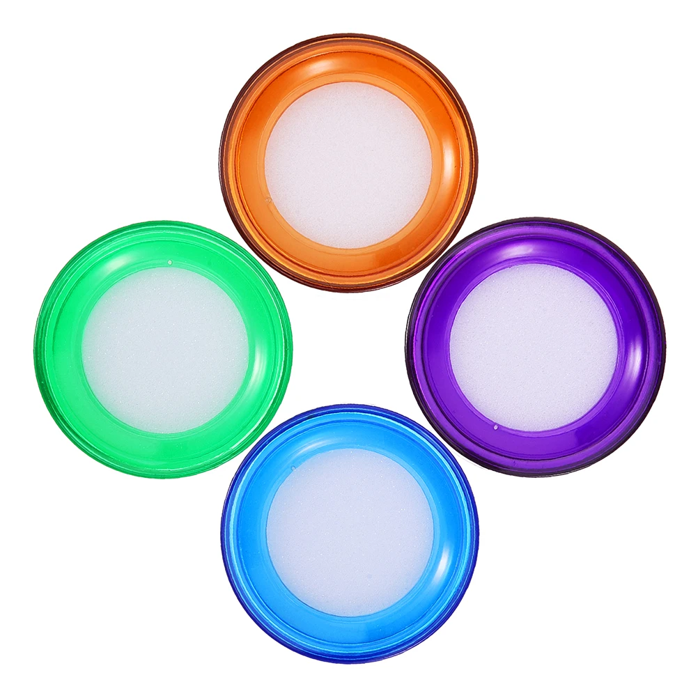 4 Pcs Counting Hand Wet Device Plastic Sponge Moisture Tool for Money Handling Finger Wetting Sponge Finger Tip