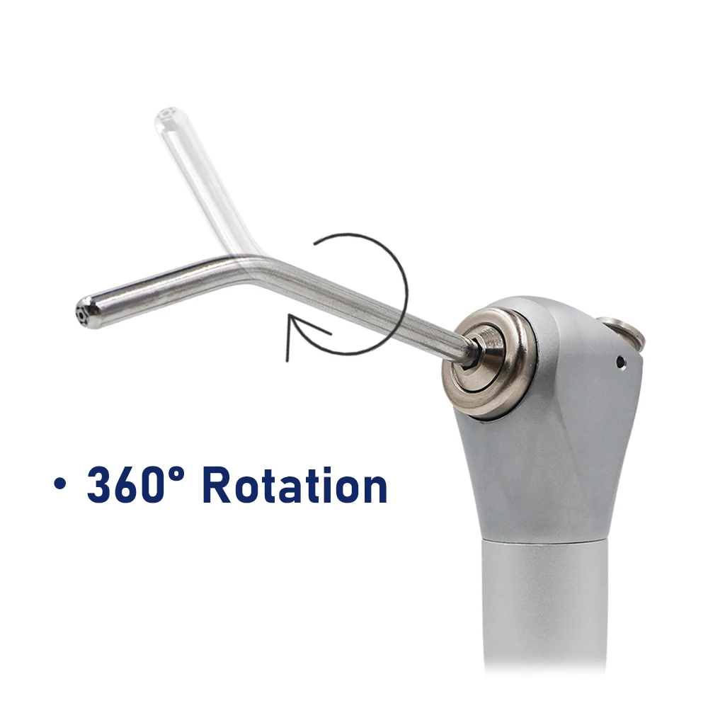 Dental Triple Way Syringe Handpiece Air Water Spray with 2 Nozzles Tips Tubes For Air Triple Syringe Teeth Cleaning Tool