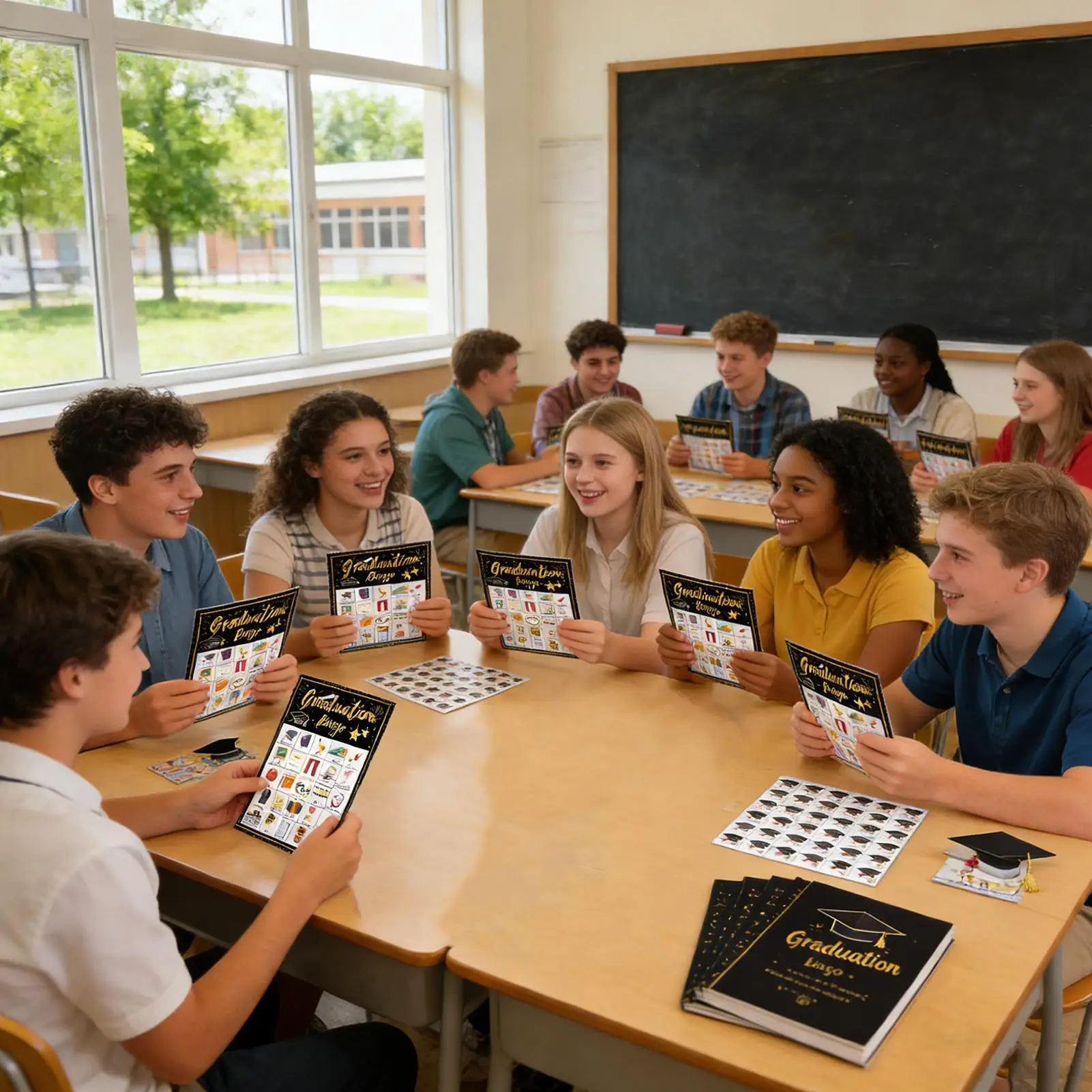 

Карточки для игры в бинго на выпускной, для 24 игроков, реквизит для выпускной вечеринки, игра для выпускников, для семьи, друзей, одноклассников, университета