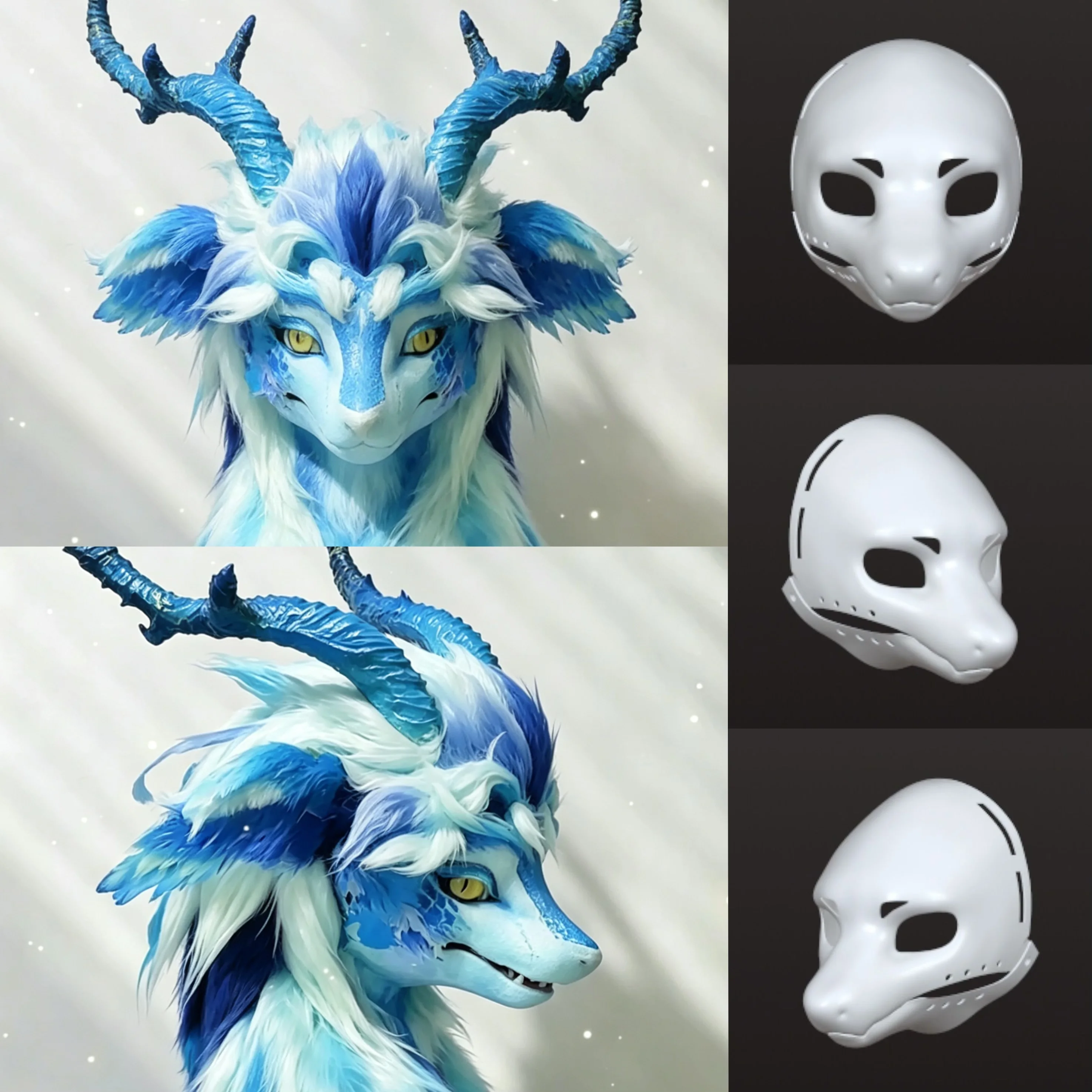 base-mask-mobile-jaw-beast-skull-long-snouted-dragon-family