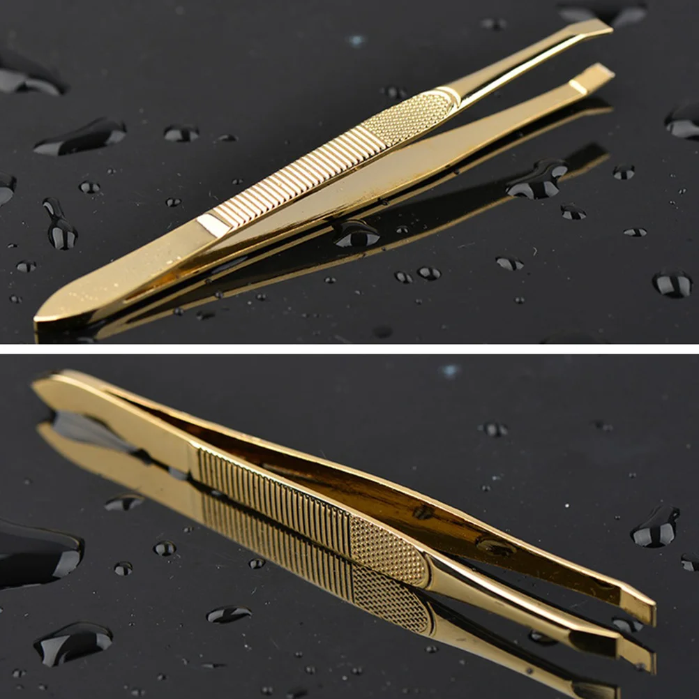 9 X0.8cm 속눈썹 핀셋 속눈썹 연장 클립 메이크업 스테인리스 스틸 눈썹