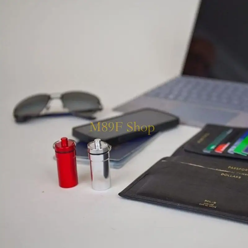 

M89F Waterproof Aluminum AlloyMedicine for Pill Box for Case Bottle Holder Container