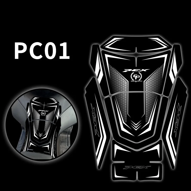 

BIKE GP Motorcycle Tank Pad Stickers For honda pcx 160 Sport Touring Explore Decorative pannier Sticker Decal