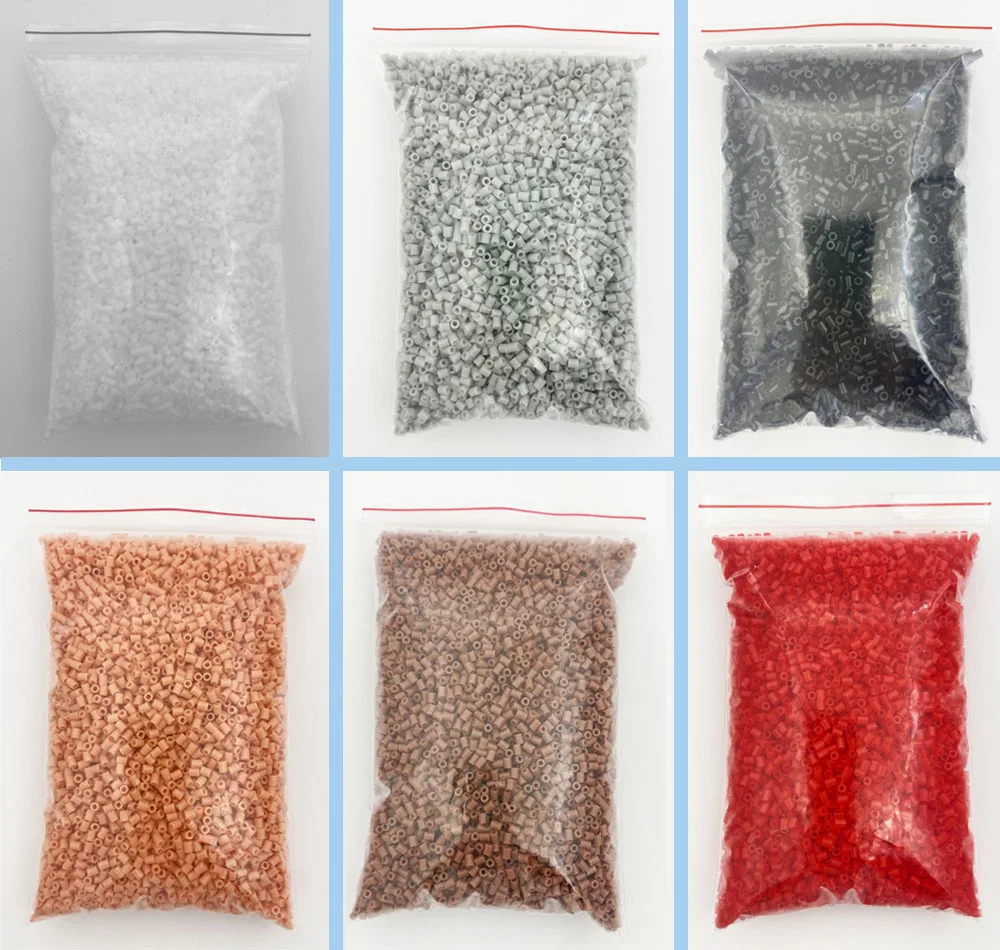 

100g 2.6mm Mini Perler Iron Beads Hama Beads Kids DIY Colormixing White Black Color Fuse Beads Learning Toys for Children
