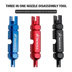 1pc Bicycle Repair Tool American Style Valve Core Removal Tool Tire Tube French Style Valve Extension Rod Repair Wrench