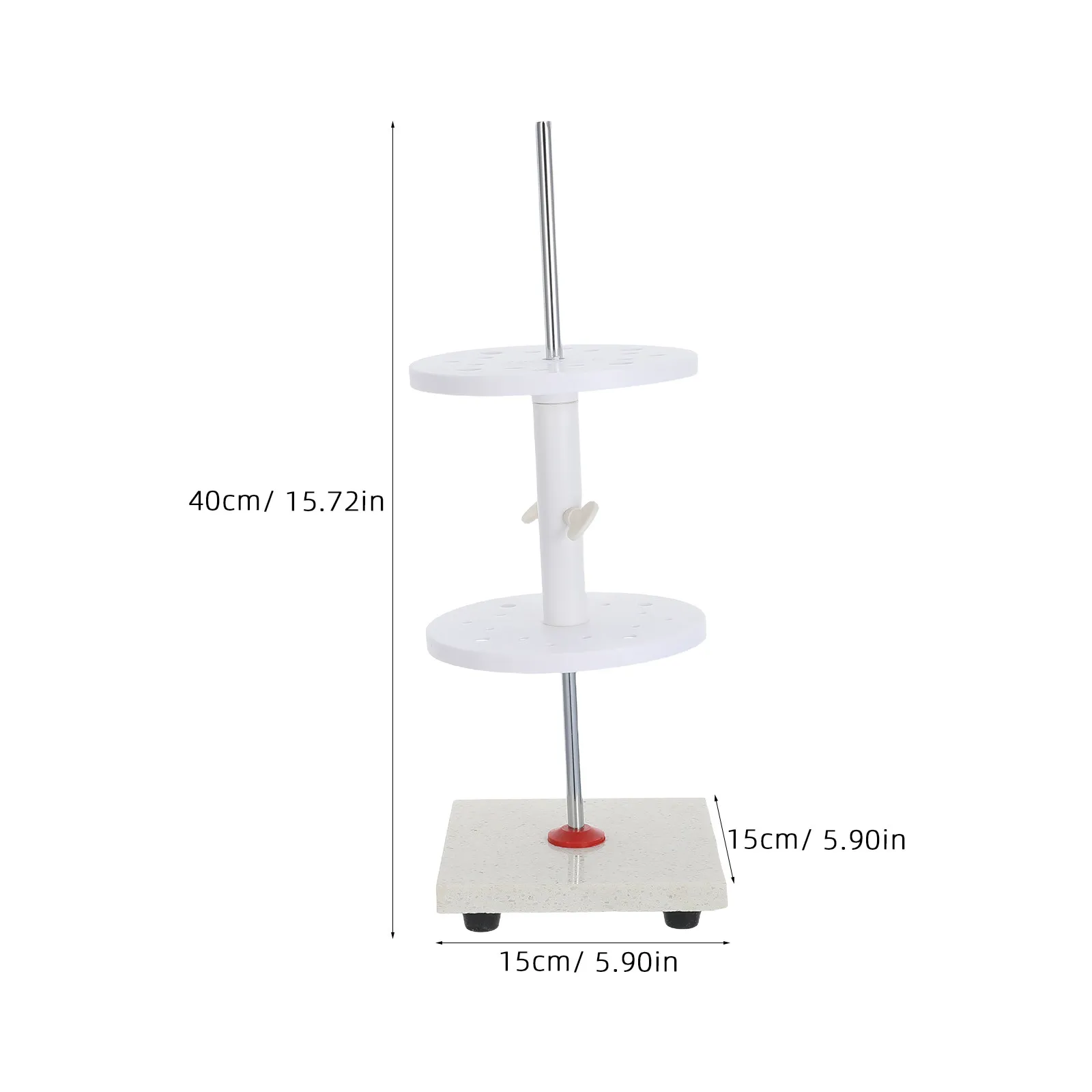 Laboratory Marble Pipette Holder Stand Acid Alkali Resistant Tube Organizer Rack Sample Test Tube Vial Holder Scientific view 2